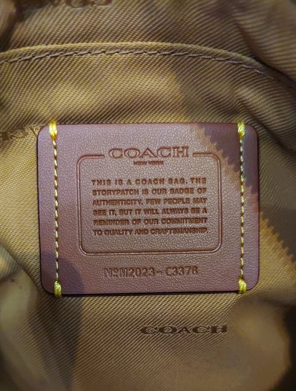 Coach Polly Leather Turnlock Crossbody W/ Gold Tone HW Gently Loved Made In 2020